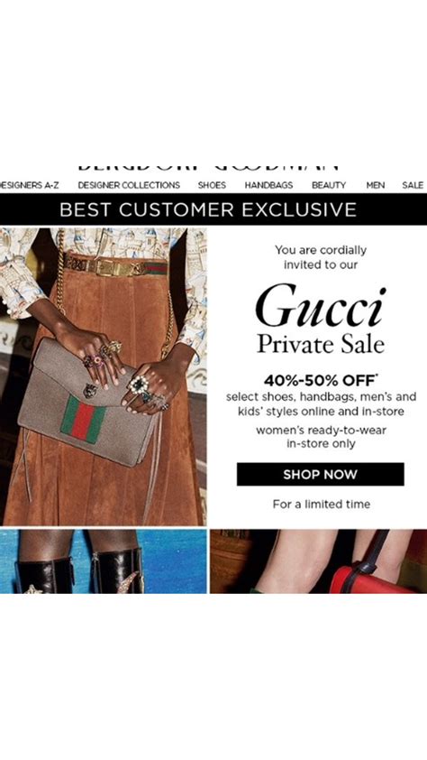 bergdorf goodman gucci private sale